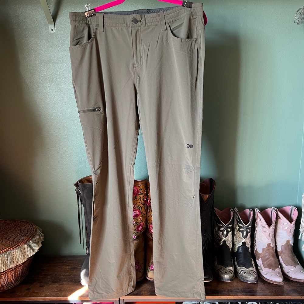 Outdoor Research Ferrosi Sage Green Hiking Trail Pants 14